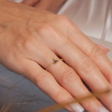 Anel Delicado Nossa Senhora Aparecida Em Ouro Amarelo