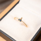 Anel Delicado Nossa Senhora Aparecida Em Ouro Amarelo