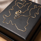 Colar Cordão Veneziana Em Ouro Amarelo 45 Centímetros