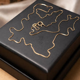 Colar Cordão Veneziana Em Ouro Amarelo 45 Centímetros