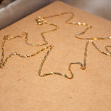 Colar Cordão Singapura em Ouro Amarelo 49 Centímetros