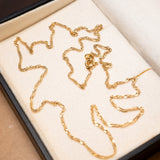 Colar Corrente Singapura em Ouro Amarelo 50 Centímetros