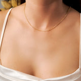 Colar Corrente Elo Oval em Ouro Amarelo 45 Centímetros