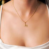 Pingente Cavalo em Ouro Amarelo Pequeno