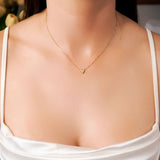 Pingente Coração em Ouro Amarelo e Diamantes Mini