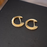 Brinco Argolinhas Vivara De Ouro Amarelo Com Diamantes