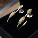 Brinco Vivara Glitter de Ouro Amarelo e Diamantes Maior