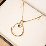 Corrente veneziana de ouro amarelo com pingente coleção Volúpia. Comprimento 45 cm e peso 4.6g.