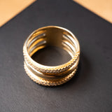 Anel Vivara Lumiere Em Ouro Amarelo Com Diamantes