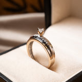 Anel Solitário Vivara Ouro Branco Diamante 10 Pontos