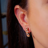 Brincos Vivara Coleção Amor Em Ouro Rosê