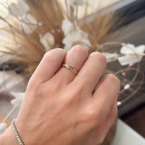 Anel Meia Aliança Vivara Em Ouro Amarelo Com Diamantes