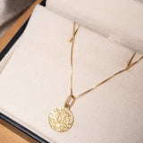 Pingente Mini São Bento Em Ouro Amarelo 18K