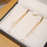Brinco Pendente Vivara Em Ouro Amarelo E Quartzo