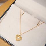 Colar Coração Vivara Em Ouro Amarelo E Diamantes