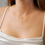 Pingente Chave Vivara Em Ouro Amarelo E Diamantes