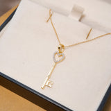 Pingente Chave Vivara Em Ouro Amarelo E Diamantes