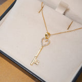 Pingente Chave Vivara Em Ouro Amarelo E Diamantes