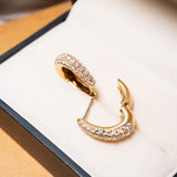 Brinco Argola Shine Em Ouro Amarelo E Diamantes