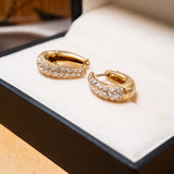 Brinco Argola Shine Em Ouro Amarelo E Diamantes