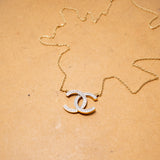 Colar Chanel Em Ouro Amarelo E Diamantes