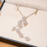 Colar Vivara Infinito Singular Em Ouro Branco E Diamantes