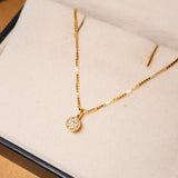 Pingente Vivara Tiny Lumiere Em Ouro Amarelo E Diamantes