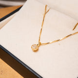Pingente Vivara Tiny Lumiere Em Ouro Amarelo E Diamantes