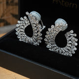 Brincos Royal Espiral Em Ouro Branco E Diamantes 6,76 Cts