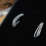 Brinco Queen Argola Em Ouro Branco E Diamantes