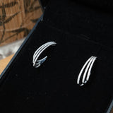 Brinco Queen Argola Em Ouro Branco E Diamantes