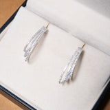 Brinco Queen Argola Em Ouro Branco E Diamantes