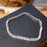 Pulseira Riviera Em Ouro Branco E Diamantes 15 Pontos 7,2 Cts