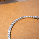 Pulseira Riviera Em Ouro Branco E Diamantes 15 Pontos 7,2 Cts