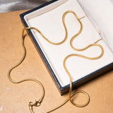 Colar Cordão Rabo De Rato Em Ouro Amarelo 52Cm