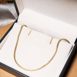 Colar Cordão Rabo De Rato Em Ouro Amarelo 42Cm
