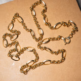 Colar Bold Elos Portugueses Em Ouro Amarelo 79Cm