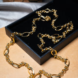 Colar Bold Elos Portugueses Em Ouro Amarelo 79Cm