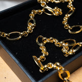 Colar Bold Elos Portugueses Em Ouro Amarelo 79Cm
