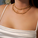 Colar Bold Elos Portugueses Em Ouro Amarelo 79Cm