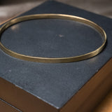 Pulseira Bracelete Thin Em Ouro Amarelo 3mm