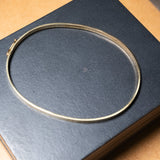 Pulseira Bracelete Thin Em Ouro Amarelo 3mm