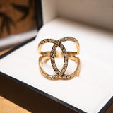 Anel Bold Chanel Em Ouro Amarelo E Diamantes