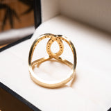 Anel Bold Chanel Em Ouro Amarelo E Diamantes