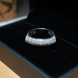 Anel Pavê Bright Em Ouro Branco E Diamantes