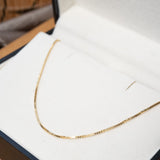 Colar cordão veneziana em ouro amarelo com 1 diamante de 0.5 ponto e 61.5cm de comprimento e 8mm de espessura.