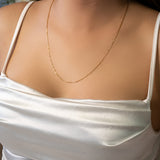 Colar Cordão Veneziana Hstern Em Ouro Amarelo 61,5 Cm