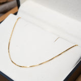 Colar Cordão Veneziana Hstern Em Ouro Amarelo 61,5 Cm
