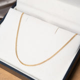 Colar Cordão Grummet Delicado Em Ouro Amarelo 46Cm