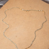 Colar Cordão Trançado Em Ouro Amarelo 41Cm